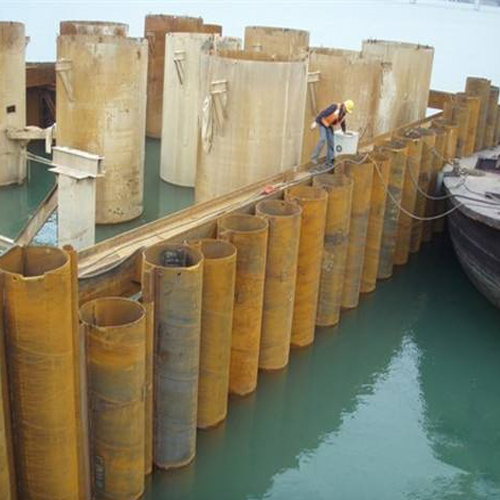 包头钢护筒现场安装